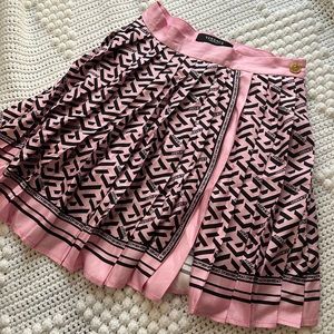 pink versace skirt